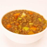 Vegetarian Lentil Soup · Vegetarian lentil soup.