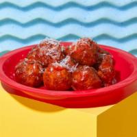 Meatballs (4) · Four of our classic homemade meatballs with a side of marinara.