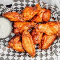 Bbq Wings · Tossed with our homemade BBQ sauce.