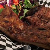 Louis Pork Ribs (1/2 Rack) · You can’t have BBQ without some amazing ribs! 1/2 rack of St. Louis style pork ribs slow smo...