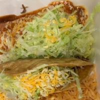 Beef Taco And Cheese Enchilada · 