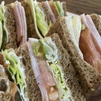 Club Sandwich · Turkey, ham, bacon, fresh lettuce & tomato