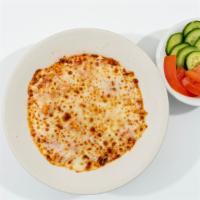 Baked Israeil Couscous · Mixed with tomato sauce and topped with mozzarella. No pita or rice.