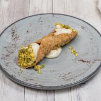 Cannolo Siciliano · Traditional Sicilian pastry shell filled with ricotta and chocolate chip
