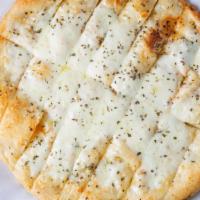 Cheese Bread Sticks · Medium size dough-ball, basted with garlic butter, topped with mozzarella cheese, and baked ...