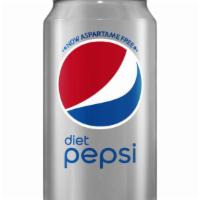 Diet Pepsi （无糖百事可乐) · 12 oz can