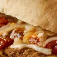 Chicken Parmesan Sub · Perfectly breaded chicken, meat sauce, cheese, parmesan.