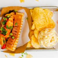 Lobster Roll · 1/4 lb lobster meat served steamed with warm butter on top of a buttered toasted split-top b...