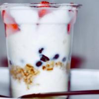 Berry Parfait · Vanilla yogurt, fresh berries and granola.