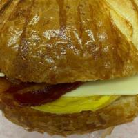 Croissant Bacon, Egg And Cheese · 
