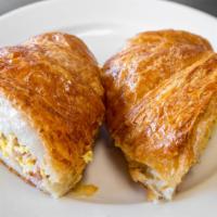 Monaco Egg, Cheese And Ham Crepe · 