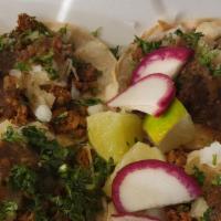 Tacos Carne Asada (Beef) · BEEF ,CILANTRO ,ONIONS ,SALSA