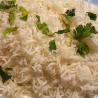 Basmati Rice Plate · Plain white rice.