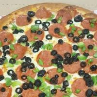 Daily Pizza Special (Medium) · Add extra toppings for an additional charge.