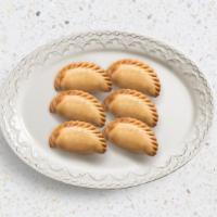 6 Empanada Combo · Your choice of 6 (up to 3 flavors) empanadas with choice of side and chimichurri sauce.