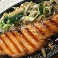 Salmon Teriyaki · Freshly Grilled Choice Cut Salmon Seasoned with Teriyaki Sauce