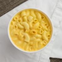 Mac-N-Cheese · Made fresh every morning with loads of melted cheese warm and creamy is the perfect side.