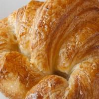 Butter Croissant · Classic butter croissant with soft, flaky layers and a golden-brown crust.