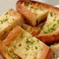 Garlic Bread · Garlic bread with side of marinara.