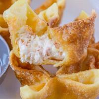 Crab Cream Cheese Wontons · Real Crab meat. Come with 6 Wontons in a single order