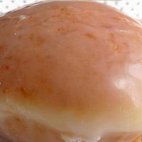 Filled Jelly Donut · Option:  Raspberry, Lemon, and Bavarian Cream (Custard).