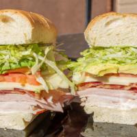 The Club · Ham, turkey, bacon and avocado.