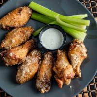 Chicken Wings · 1 lb. of our freshly cooked jumbo wings tossed in one of our signature sauces.