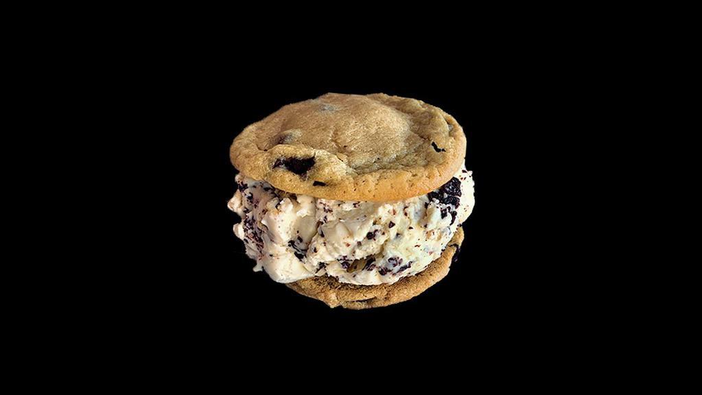Chocolate Chip Cookies W/ Cookie Dough Ice Cream · Classic Homemade Chocolate Chip Cookies with a Chocolate Chip Ice Cream w/ Cookie Dough Pieces. (No Substitutions)