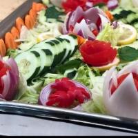 Himalayan Salad · Organic mixed greens, cucumber, tomatoes, carrots with honey based Himalayan dressing.