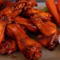 Bttb Wings · Jumbo wings tossed in your choice of original BBQ, honey BBQ, or Buffalo Sauce.