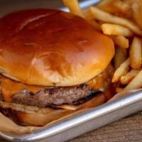 Kids Burger · 1/4lb beef patty and toasted brioche bun.