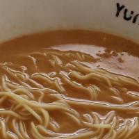 Plain Ramen · Contains soy. Pork broth, noodle.