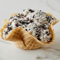 Plain Waffle Bowl Ice Cream · 