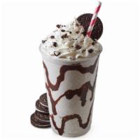 Cookies 'N Cream Shake · Cookies ‘N Cream is a dreamy combination of Sweet Cream ice cream, Oreo® cookies, a drizzle ...