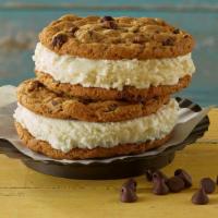 Ice Cream Sandwich - 4 Pack · 4 Ice Cream Sandwiches, 1 Chocolate Chip, 1 Sugar, 1 M&M, and 1 Snickerdoodle Each Filled wi...