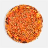 Sausage Pizza · Marinara, mozzarella cheese, and sausage. That's a f*cking good pizza.