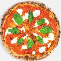 Margherita Pizza · Marinara, fresh mozzarella, and fresh basil. That's a f*cking good pizza.