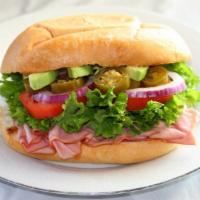 Torta · (Toasted bun with mayo, salsa, and cotija cheese, then with choice of meat, lettuce, tomato,...
