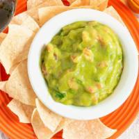 Chips And Guacamole · A creamy dip made from avocado.