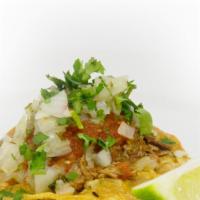 R Street Taco · Salsa, onion and cilantro mix with your choice of chicken, pork or veggie.