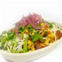 Vegetarian Taco Salad · Your choice of lettuce, beans, vegetarian option, salsa and toppings