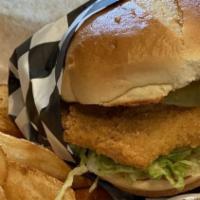 Crispy Chicken Sandwich · Crispy Chicken, lettuce, pickles, and our special sauce