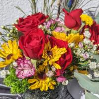 Small Mixed Floral Arrangement  · seasonal farm floral mixed 
everything is seasonal and will change often. Treat yourself to ...