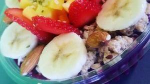 Nica Bowl · Pitaya or Acai, Strawbery, Banana, Choice of Liquid.
With your choice of 1 granola, 5 toppin...