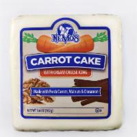 Nemo'S Carrot Cake · Carrot cake with Cream Cheese icing and made with fresh Carrots, Walnuts & Cinnamon