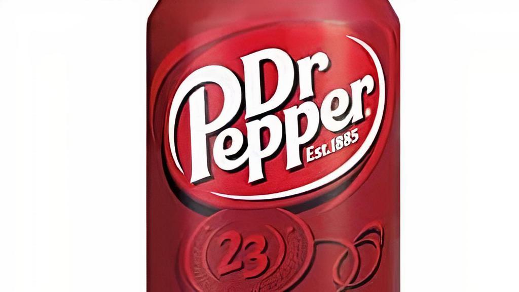 Can Dr Pepper · 12 oz cans of Dr Pepper