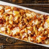 Sweet Heat · Pineapple, applewood smoked bacon, Italian sausage, diced red onion, pineapple buffalo sauce...