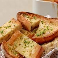 Garlic Bread · Oven baked bread with garlic butter.