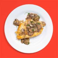 Chicken Marsala · Chicken breast dressed with a sauce of mushrooms and marsala wine. Served with your choice o...