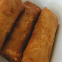 Vegetable Egg Rolls · Assort vegetable wrapped in egg roll skin served with sweet and sour sauce.